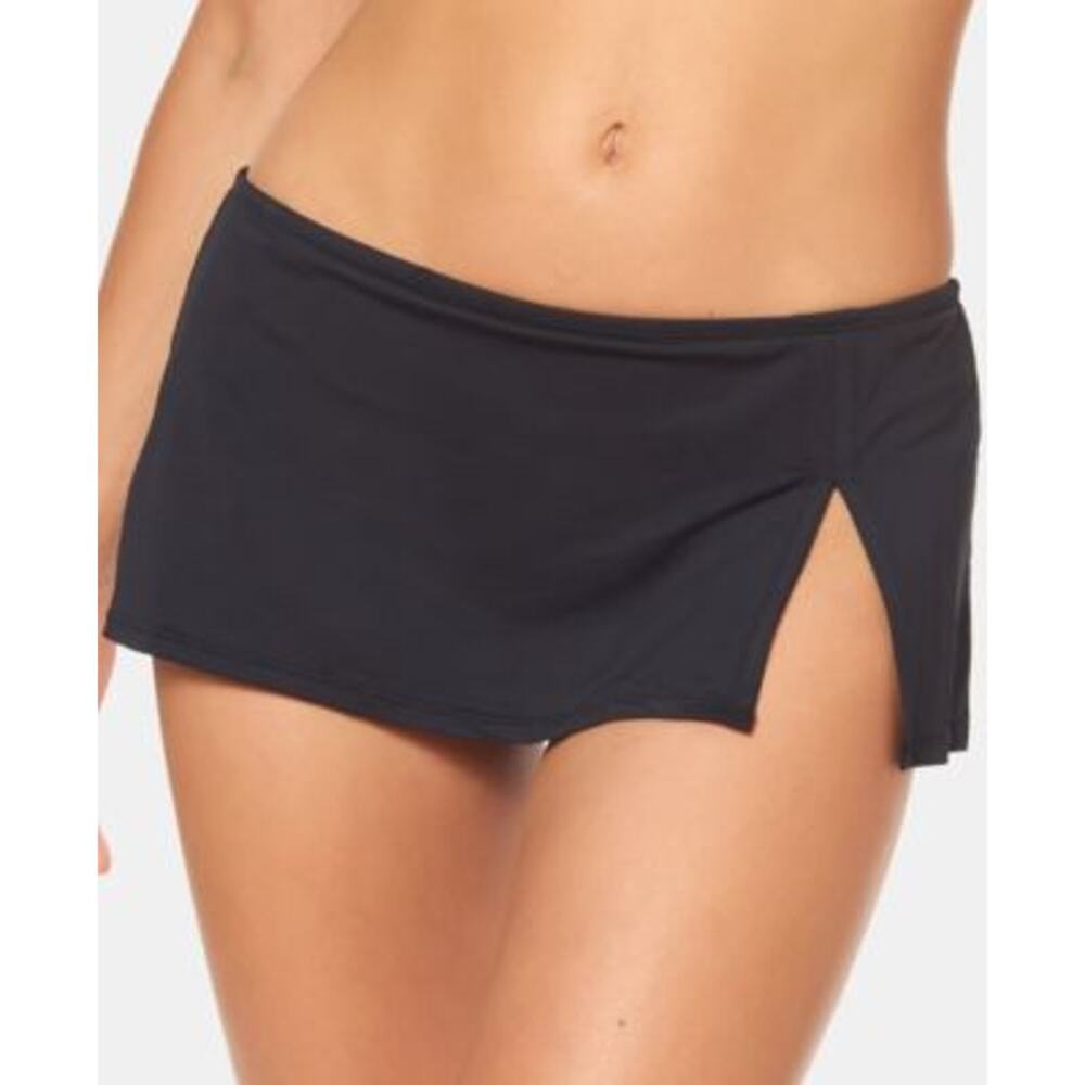 Bleu by Rod Beattie Slit Swim Skirt Black 14, NWT